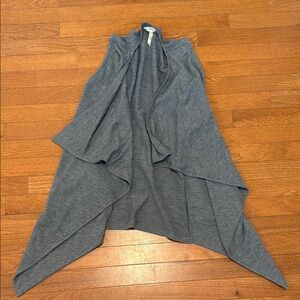 Matilda Jane Gray Draped Open Front Vest